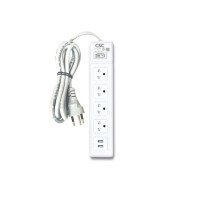 ราคา รางปลั๊กไฟ มอก. 5 ช่อง 2 USB 10 เมตร CSC รุ่น AM551UW-10M (YA18896)