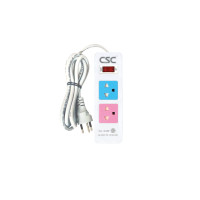 ราคา รางปลั๊กไฟ มอก. 2 ช่อง 1 สวิตช์ 10 เมตร CSC รุ่น AS521MC-10M (YA19271)