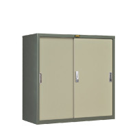 ราคา ตู้เก็บเอกสารบานเลื่อนทึบเตี้ย เหล็กหนา 0.6 มม. เพรสซิเด๊นท์ SLS13 สีเทา 3 ฟุต (YA20268)