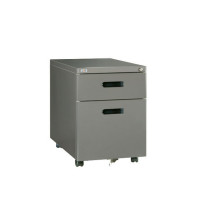 ราคา ตู้เก็บเอกสารเหล็ก MOBIE 2 ลิ้นชัก ล้อเลื่อน เพรสซิเด๊นท์ PD452 สีเทา (YA20285)