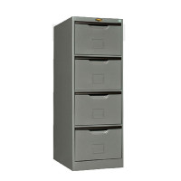 ราคา ตู้เก็บเอกสารและแฟ้มแขวน 4 ลิ้นชัก เพรสซิเด๊นท์ FC104-M/L สีเทา (YA20276)