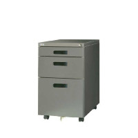 ราคา ตู้เก็บเอกสารเหล็ก MOBIE 3 ลิ้นชัก ล้อเลื่อน เวลโก WPD453 สีเทา (YA20358)