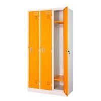 ราคา WELCO ตู้ล็อกเกอร์ 3 ประตู กุญแจอิสระ รุ่น WLK003 สีขาว-ส้ม (YA20581)