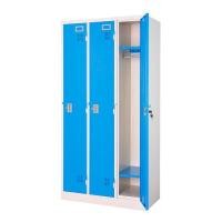 ราคา WELCO ตู้ล็อกเกอร์ 3 ประตู กุญแจอิสระ รุ่น WLK003 สีขาว-ฟ้า (YA20582)