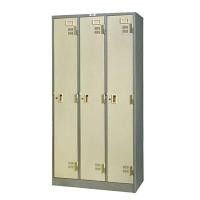 ราคา WELCO ตู้ล็อกเกอร์ 3 ประตู กุญแจอิสระ รุ่น WLK003 สีเทาสลับ (GT1,GT3) (YA20584)