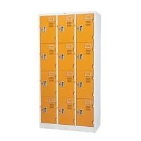 ราคา ROWEL ตู้ล็อกเกอร์ 12 ประตู กุญแจอิสระ รุ่น WLK012 สีขาว-ส้ม (YA20665)