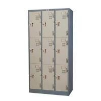 ราคา ROWEL ตู้ล็อกเกอร์ 9 ประตู กุญแจอิสระ รุ่น WLK009 สีเทาสลับ(GT1,GT3) (YA20663)