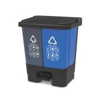 ราคา ถังขยะแยกประเภทขยะ Octopus SGB-40 สีน้ำเงิน+สีเทา ความจุ 20+20 ลิตร (YA20771)