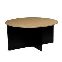 ราคา โต๊ะประชุมกลม Century OR151 ขนาด 1.5 ม. สีเชอร์รี่-ดำ (YA22844)