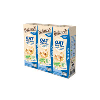 ราคา Balance น้ำนมข้าวโอ๊ตผสมน้ำนมอัลมอนด์และน้ำนมข้าวกล้องหอมมะลิ รสจืด (180 ml X 18 กล่อง) ไม่มีนมวัว และนมถั่วเหลือง (YA23566)