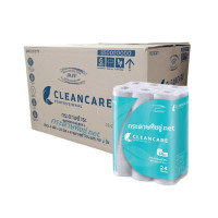 ราคา LIVI กระดาษชำระม้วนเล็ก (24ม้วน*6แพ็ค) CleanCare (YA24202)