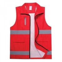 ราคา TRAFFICTHAI เสื้อจราจรสีแดง พร้อมแถบสะท้อนแสง (YA24248)