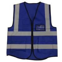 ราคา TRAFFICTHAI เสื้อจราจร พร้อมแถบสะท้อนแสง มีช่องใส่บัตร สีน้ำเงิน (YA24458)