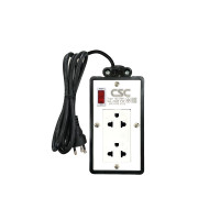 ราคา CSC บล็อคยางพร้อมสายไฟ 2ช่อง 1สวิตช์ 5เมตร BS32105 (YA24481)