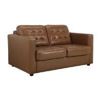 ราคา INDEX LIVING MALL โซฟาหนังแท้ 2 ที่นั่ง รุ่นโคเนซโซ่ - สีน้ำตาล (YA25467)