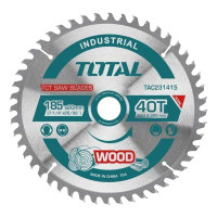 ราคา Total ใบเลื่อยวงเดือน ตัดไม้ 7.1/4 นิ้ว 40 ฟัน รุ่นงานหนัก รุ่น TAC231415 ( TCT Saw Blades ) (YA25508)