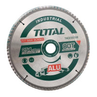 ราคา Total ใบเลื่อยวงเดือน 10 นิ้ว 80 ฟัน ตัดอลูมิเนียม รุ่น TAC233728 รุ่นงานหนัก ( TCT Saw Blade ) (YA25564)