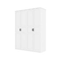 ราคา INDEX LIVING MALL ตู้เสื้อผ้า 4 บาน รุ่นโรม - สีขาว (YA26471)