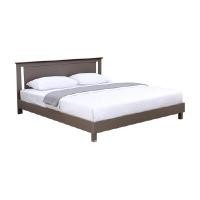 ราคา INDEX LIVING MALL เตียงนอน รุ่นโรม ขนาด 6 ฟุต สีโอวัลติน/เฮเซล วอลนัท (YA26761)