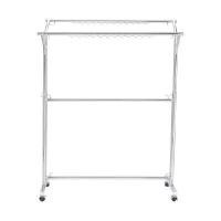 ราคา INDEX LIVING MALL ราวตากผ้า รุ่นเรฟ ขนาด 212 x 50 x 200 ซม. - สีเงินโครเมี่ยม (YA28367)