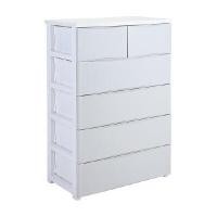 ราคา INDEX LIVING MALL ตู้ลิ้นชักหน้าท็อปไม้ 5 ชั้น รุ่นเดซี่ สีขาว (YA28529)