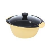 ราคา INDEX LIVING MALL หม้อหูพร้อมฝา รุ่นซิลิโอ้ สีเหลือง ขนาด 24 ซม. (YA29617)