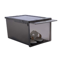 ราคา INDEX LIVING MALL กล่องรองเท้าฝาสไลด์บน รุ่นโบลิเวีย สีดำ ไซส์ M (2 ชิ้น/ชุด) (YA29778)