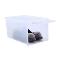 ราคา INDEX LIVING MALL กล่องรองเท้าฝาสไลด์บน รุ่นโบลิเวีย สีใสโปร่ง ไซส์ M (2 ชิ้น/ชุด) (YA29776)