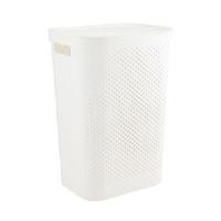 ราคา INDEX LIVING MALL ตะกร้าใส่ผ้า รุ่นโนวัล สีขาว ขนาด 58 ลิตร (YA29903)