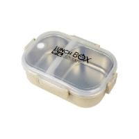 ราคา RRS กล่องข้าว (ภายในสแตนเลส304) 1000 ml #1238 สีครีม (YA30840)