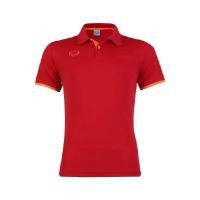 ราคา GRAND SPORT เสื้อโปโล เบสิค เสื้อผ้ากีฬาแกรนด์สปอร์ต #012595 สีแดง S (YA31312)