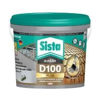 ราคา SISTA อะคริลิกกันรั่วซึมสะท้อนความร้อน D100 PLUS รุ่น 920928 ขนาด 4 กก. สีเทา (YA34418)