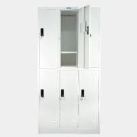 ราคา ICONIC ตู้ล็อคเกอร์เหล็ก 6 ช่อง รุ่น CLK-6 สีขาว (YA34489)