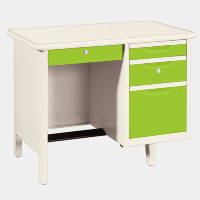 ราคา ICONIC โต๊ะทำงานเหล็ก รุ่น TC-3 สีเขียว ขนาด 3 ฟุต (YA35147)