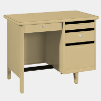 ราคา ICONIC โต๊ะทำงานเหล็ก รุ่น TC-3 สีครีม ขนาด 3 ฟุต (YA35152)