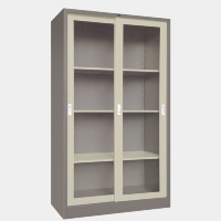 ราคา ตู้บานเลื่อนกระจก ไอคอนิค รุ่น LK-3 สีทูโทน (YA35551)