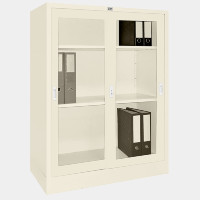 ราคา ICONIC ตู้บานเลื่อนกระจกทรงกลาง รุ่น LK-C3 สีขาวไข่มุก (YA35566)