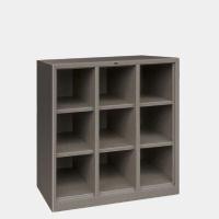 ราคา ICONIC ตู้ล็อคเกอร์โล่งเตี้ย 9 ช่อง รุ่น LK-TL9 สีเทา (YA35622)