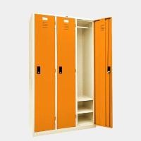 ราคา ICONIC ตู้ล็อคเกอร์ 3 ประตู รุ่น LK-H3 สีส้ม (YA35635)