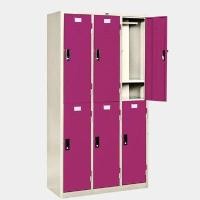 ราคา ICONIC ตู้ล็อคเกอร์ 6 ช่อง รุ่น LK-6 สีม่วง (YA35645)