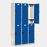 ราคา ICONIC ตู้ล็อคเกอร์ 6 ช่อง รุ่น LK-6 สีน้ำเงิน (YA35647)