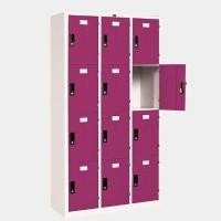ราคา ICONIC ตู้ล็อคเกอร์ 12 ช่อง รุ่น LK-12 สีม่วง (YA35663)
