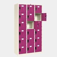 ราคา ICONIC ตู้ล็อคเกอร์ 18 ช่อง รุ่น LK-18 สีม่วง (YA35681)
