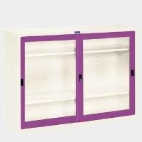 ราคา ICONIC ตู้บานเลื่อนกระจก รุ่น SLG-4 สีม่วง ขนาด 4 ฟุต (YA35763)