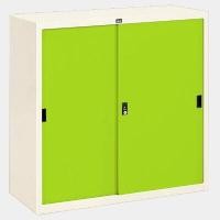 ราคา ICONIC ตู้บานเลื่อนทึบ รุ่น SL-3 สีเขียว ขนาด 3 ฟุต (YA35788)