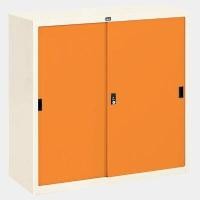 ราคา ICONIC ตู้บานเลื่อนทึบ รุ่น SL-3 สีส้ม ขนาด 3 ฟุต (YA35789)