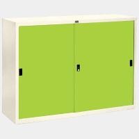 ราคา ICONIC ตู้บานเลื่อนทึบ รุ่น SL-4 สีเขียว ขนาด 4 ฟุต (YA35798)