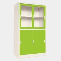 ราคา ICONIC ตู้บานเลื่อนผสม รุ่น LKAS-302 สีเขียว ขนาด 3 ฟุต (YA35887)