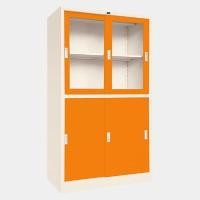 ราคา ICONIC ตู้บานเลื่อนผสม รุ่น LKAS-302 สีส้ม ขนาด 3 ฟุต (YA35888)