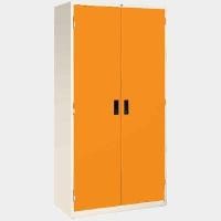 ราคา ICONIC ตู้เสื้อผ้าบานเปิดมือจับฝัง รุ่น WO-F1 สีส้ม (YA36014)